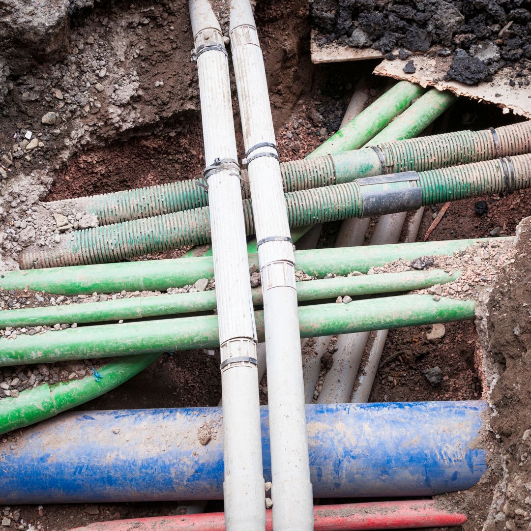 different types of underground pipes
