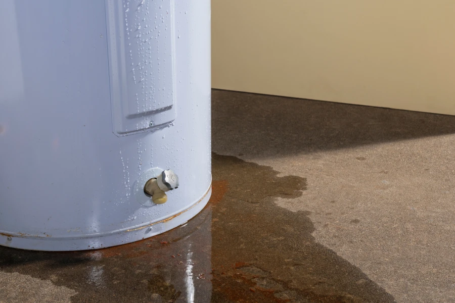 water heater leak