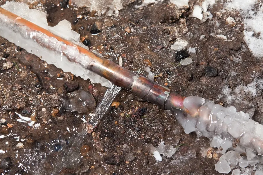 pipes frozen